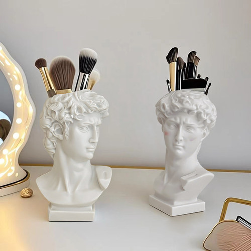 装饰轻奢艺术大卫高级感花瓶摆件