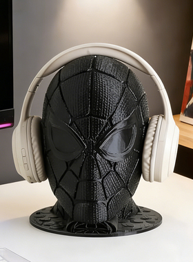 创意蜘蛛侠耳机支架挂架摆件装饰