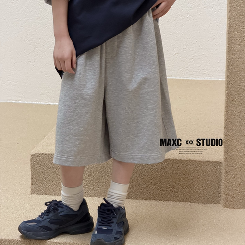 唛池 82089 工装短裤休闲裤夏新款中大童潮酷透气宽松休闲五分裤