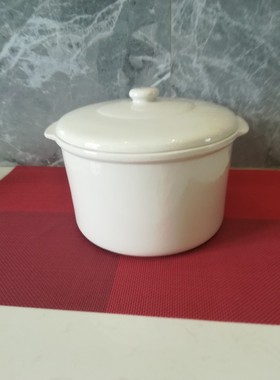 小熊炖锅原配2.5L/升白陶瓷炖盅内胆DDZ-106/106BC/1061/105/1052