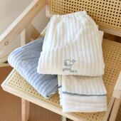 家居长裤 孕妇睡裤 不勒肚可调节孕期秋冬加绒产妇保暖月子托腹裤