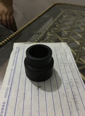 PE管件PE变直接202532异径管箍承插对接热熔黑色室外供水管变接头