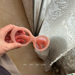 很少女!真嘟显白·好看的果冻粉墨镜~很能出照片的遮阳太阳镜