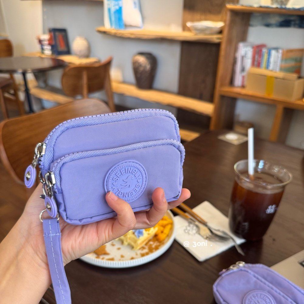 “袋鼠宝宝” 日系尼龙通勤零钱包身份证交通卡口红耳机小手拿包,箱包皮具/热销女包/男包,卡包,淘宝优惠券,粉丝福利购,淘宝优惠卷