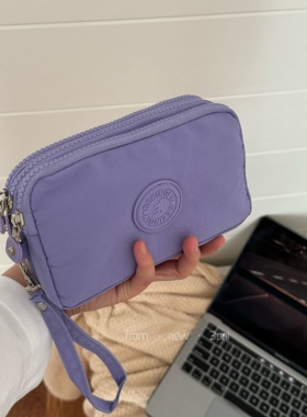 大号“三明治”手机包！护照数据线证件充电宝三层便手拿尼龙包