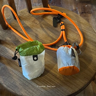户外减重徒步搭子～15d涂硅尼龙迷你便携袋防水耳机数据线小样袋