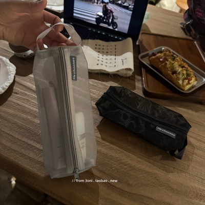 至少40支刷子or笔！适用化妆刷子可视收纳袋大学生考试便携笔袋