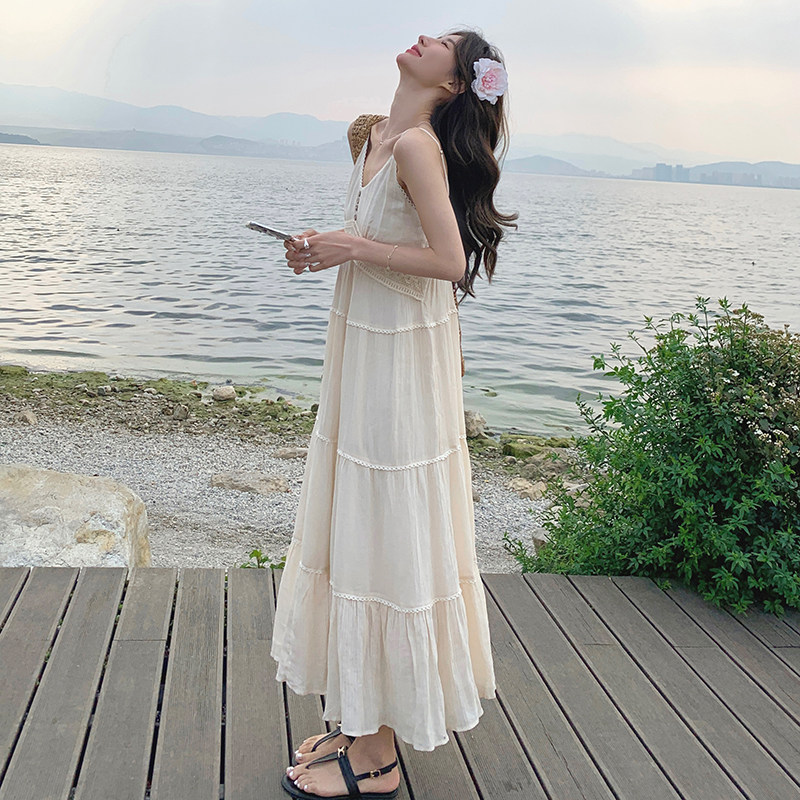 【现货】2026新款吊带连衣裙0059903P135-K198，女装连衣裙，浙宝005