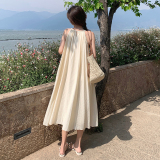 【现货]2026新款吊带连衣裙度假沙滩长裙子0059902P105-K158，女装连衣裙，浙宝005