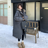 【现货】毛领连帽牛角扣白鸭绒派克服005-8097-P385-K588，女装羽绒服，浙宝005