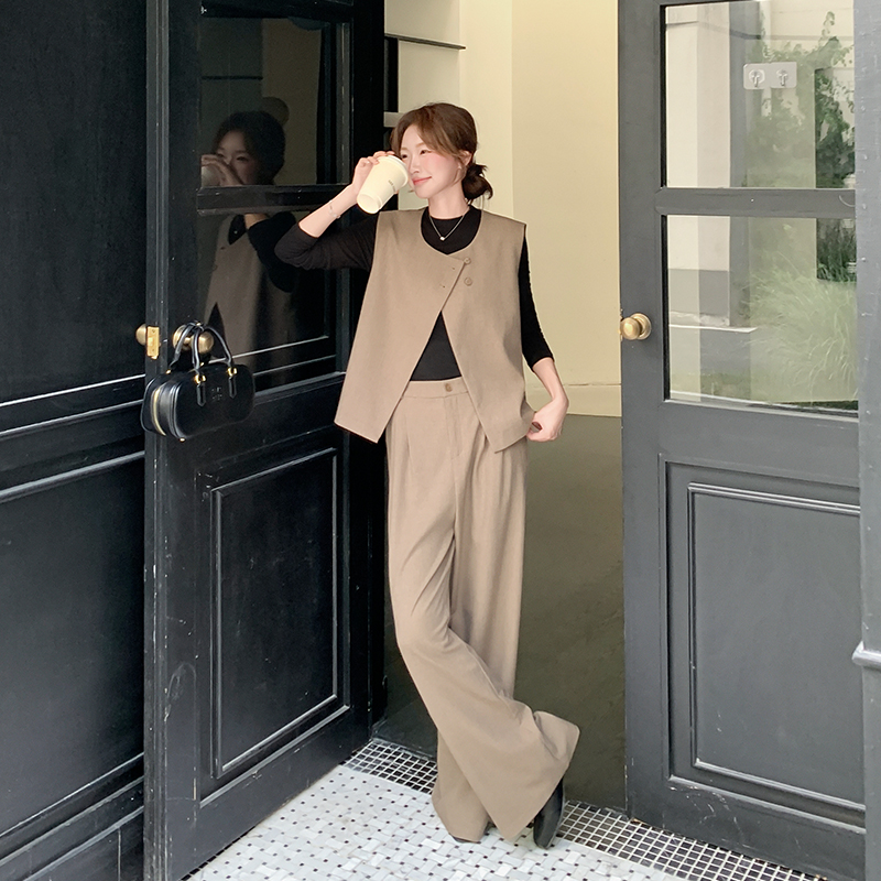 上衣通勤风法式轻熟时尚秋季休闲风韩版显瘦时尚套装春秋显瘦网红，女装套装/套裙，浙宝005