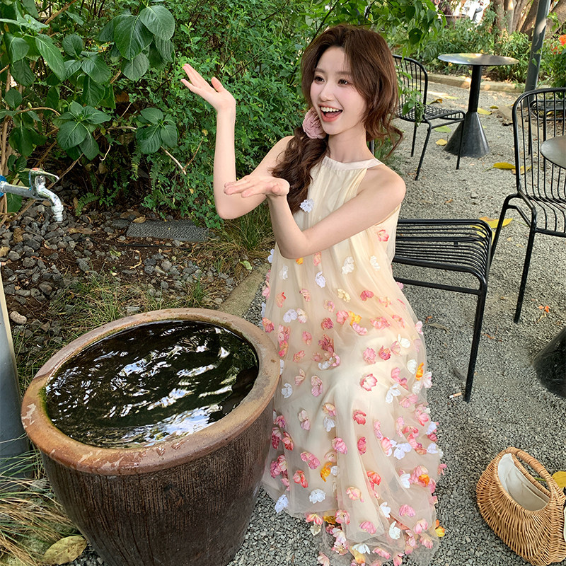【大货已出】2026夏季新品挂脖独特碎花裙005-678-P165-K248,女装连衣裙,浙宝005