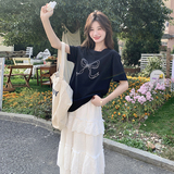 【现货】2026夏季新款T恤半身裙套装005-663-P145-K218，女装套装/套裙，浙宝005