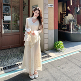 【新款】针织提花印花上衣+裙子送丝带2B063-567-P185-K298，商品下架区，浙宝005