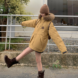 [大]【大货足】2025冬季毛领派克服连帽羽绒服601-P285-K418图片