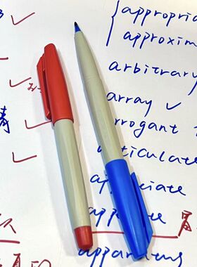 小红书同款雄狮88划重点写标题细头勾线笔水性笔1.0mm加粗签字笔