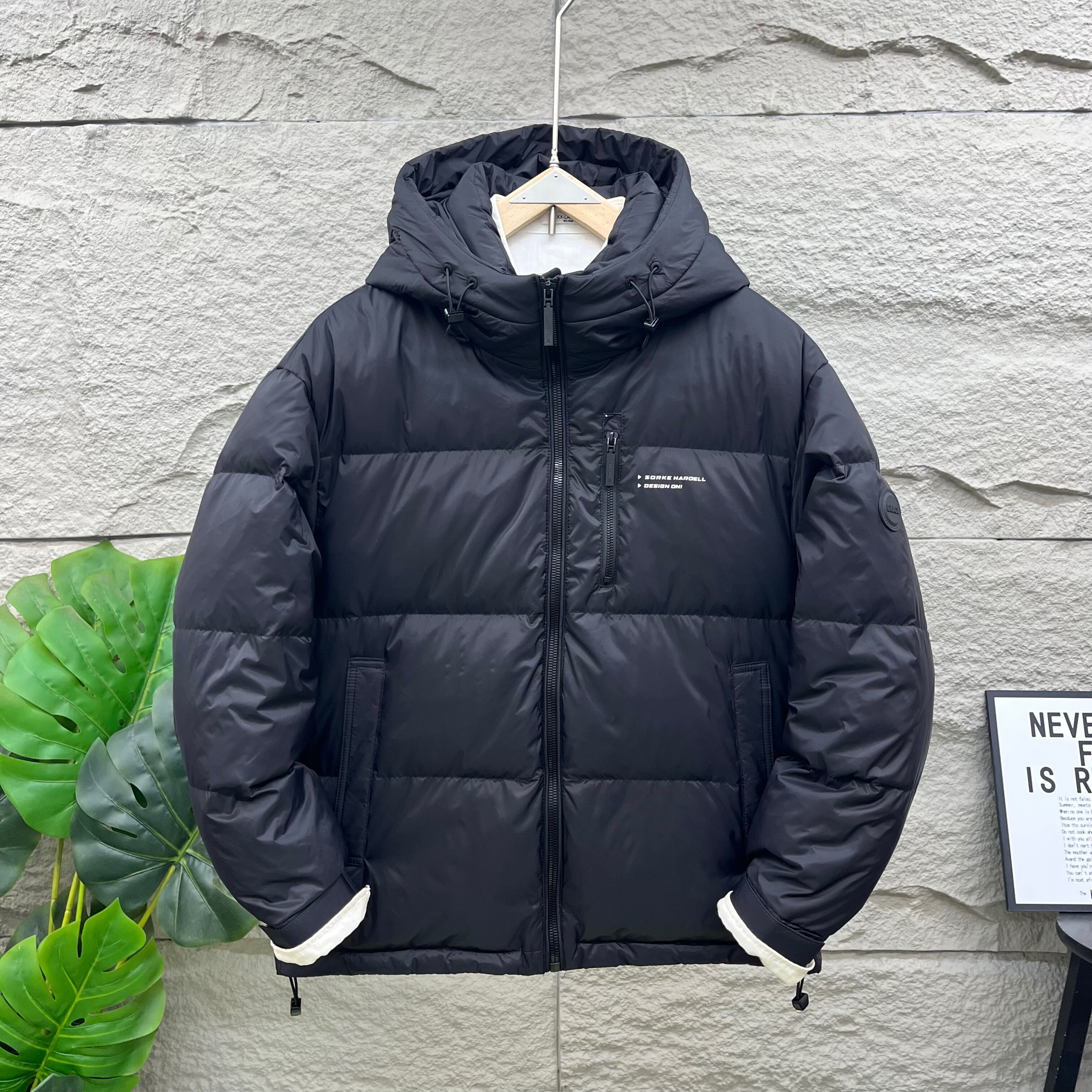 冬季新款羽绒服男士白鸭绒冲锋衣加厚羽绒夹克保暖轻奢上衣外套男