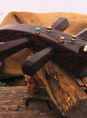 鸡翅木小阮咸琴乐器小学民乐社团初学附赠送配件WS-8602XRT