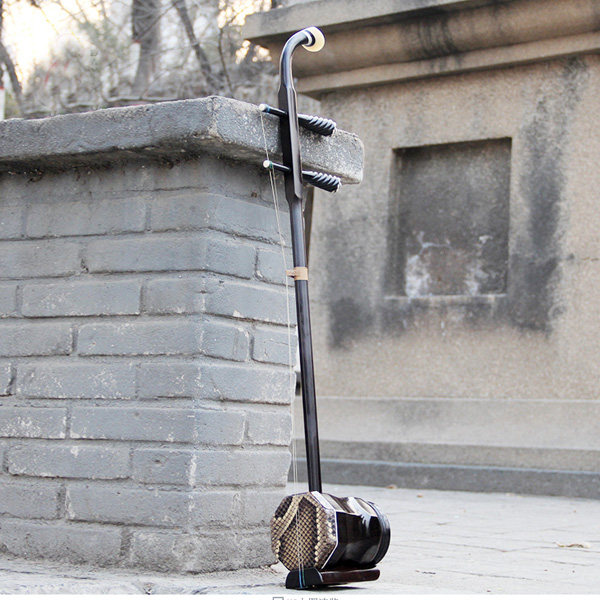 专业黑檀木材质中胡乐器民族传统拉弦乐器八角中胡厂家促销赠配件