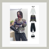 保暖羊毛开衫 JOSIE RL403483 秋冬新款 复古经典 CHOW 劳家