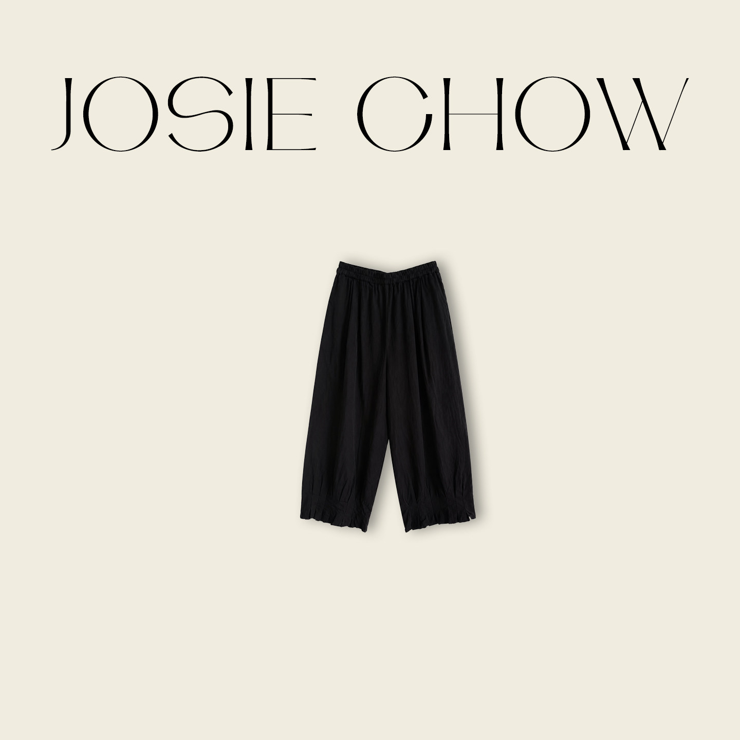 JOSIE CHOW【百搭好穿】夏季新款宽松九分裤阔腿休闲裤子JC002638