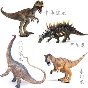 中华盗龙永川龙华阳龙马门溪龙仿真模型中国恐龙儿童玩具小摆件