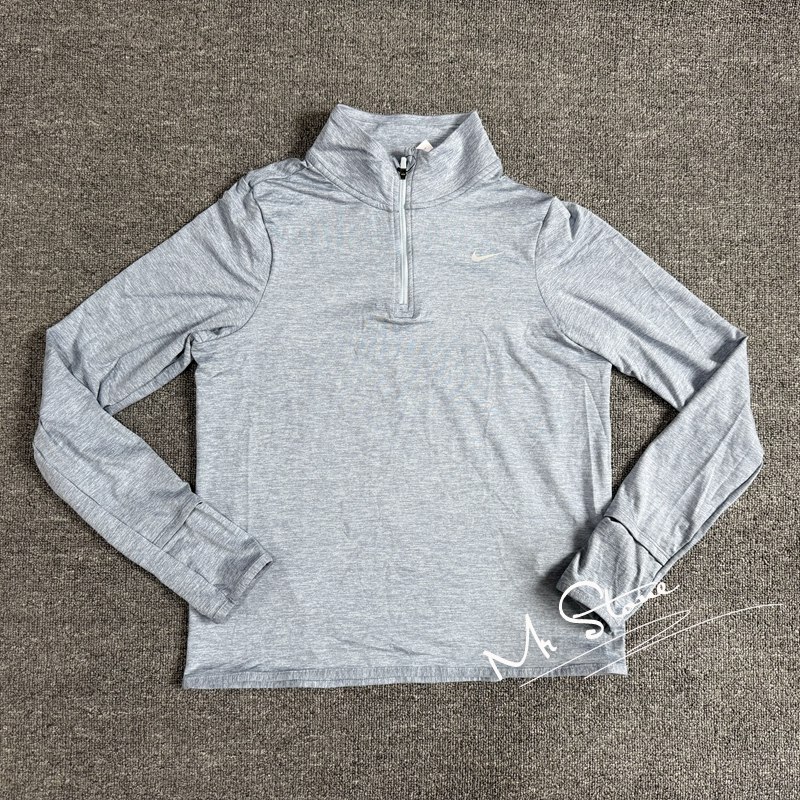 NIKE耐克女子运动休闲半拉链速干跑步健身长袖T恤FB4317