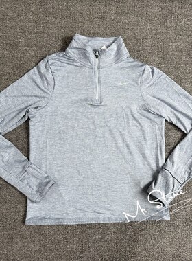 NIKE耐克女子运动休闲半拉链速干跑步健身长袖T恤FB4317