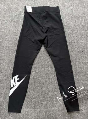 耐克Nike 女子运动休闲棉质紧身弹力打底裤DV7792-010