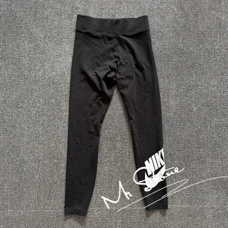 NIKE/耐克 女子运动休闲针织跑步生活款棉质九分长裤CJ2298-011