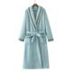 2024冬新浴袍女法兰绒睡袍情侣特厚居家服加长保暖男大码 外贸原单