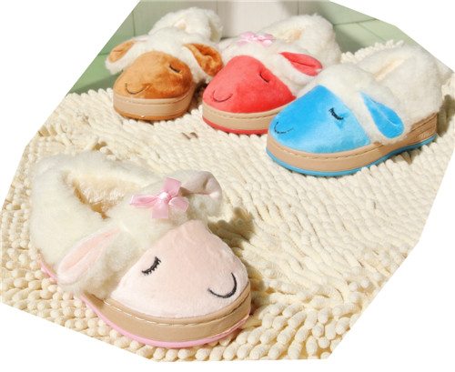 Chaussons enfants en suède pour hiver - semelle caoutchouc - Ref 1020974 Image 4