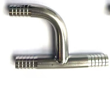 304不锈钢啤酒U型三通10mm管扎啤机配件分流管等压装瓶器零配件