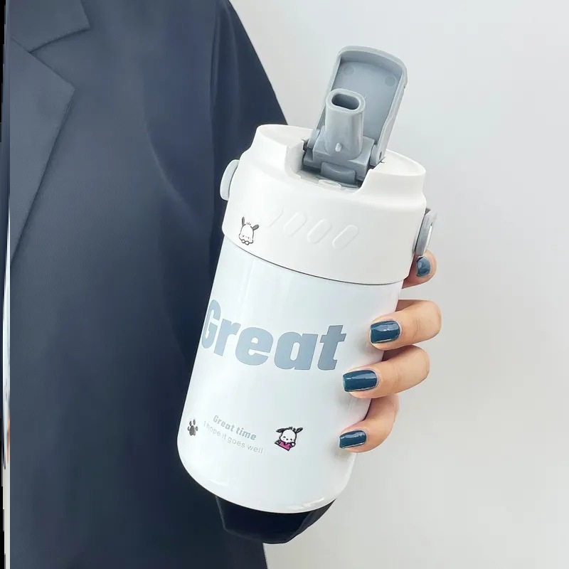 保温杯2026新款25年焖茶泡茶小巧便携水杯吸管暖水热水红色高颜值