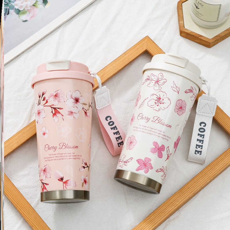 保温杯宿舍不锈钢焖茶泡茶口袋成人高端高颜值咖啡杯老式经典红色