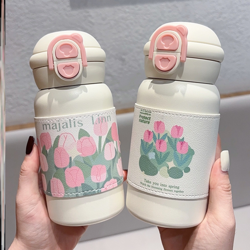 保温杯小男孩女孩成人宿舍外出携带大容量户外咖啡杯焖茶泡茶学生