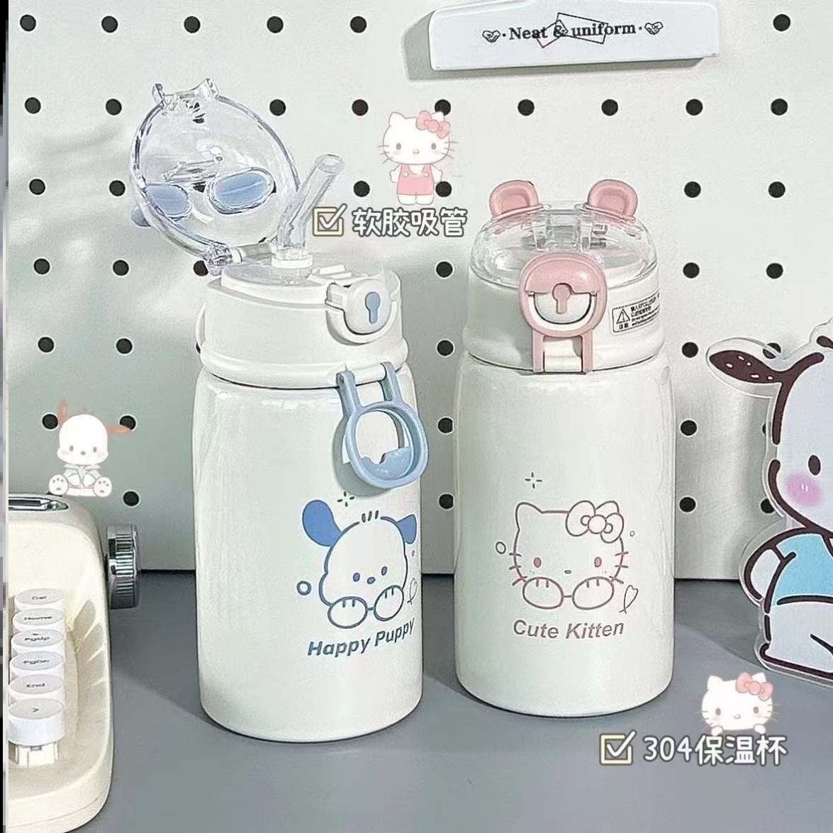 保温杯家用商用老式经典水杯情侣巨好看的女生男生外出携带高端