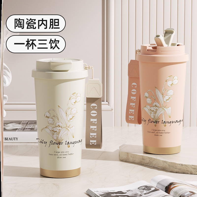 保温高颜值外出携带热销榜办公室杯暖水热水迷你巨好看的家用商用