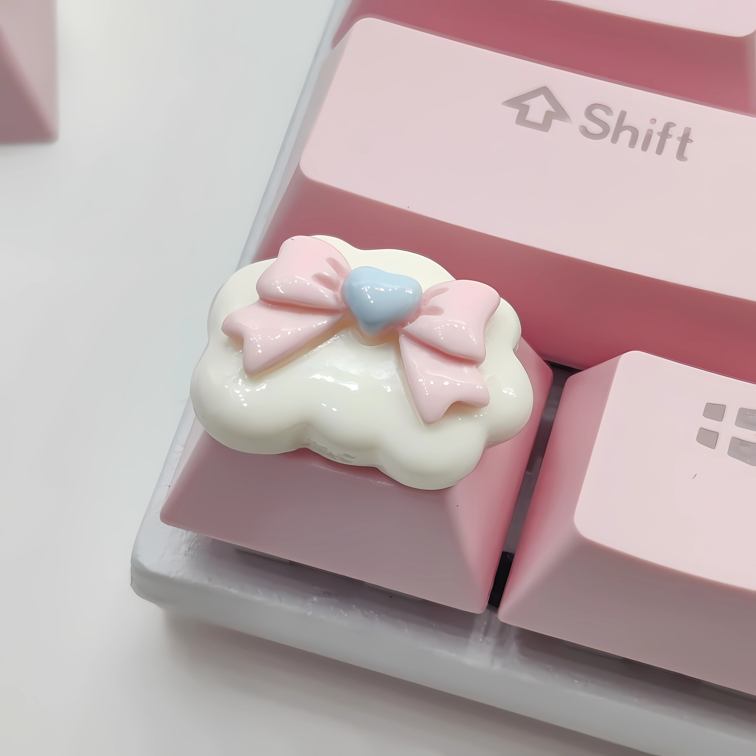 Ctrl键win键alt键TAB键盘装饰云朵领结蝴蝶结按键diy贴美甲打字