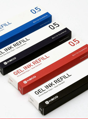 KACO按动中性笔替芯菁点书源笔芯凯宝K1602/K1622适配K1015/K1028