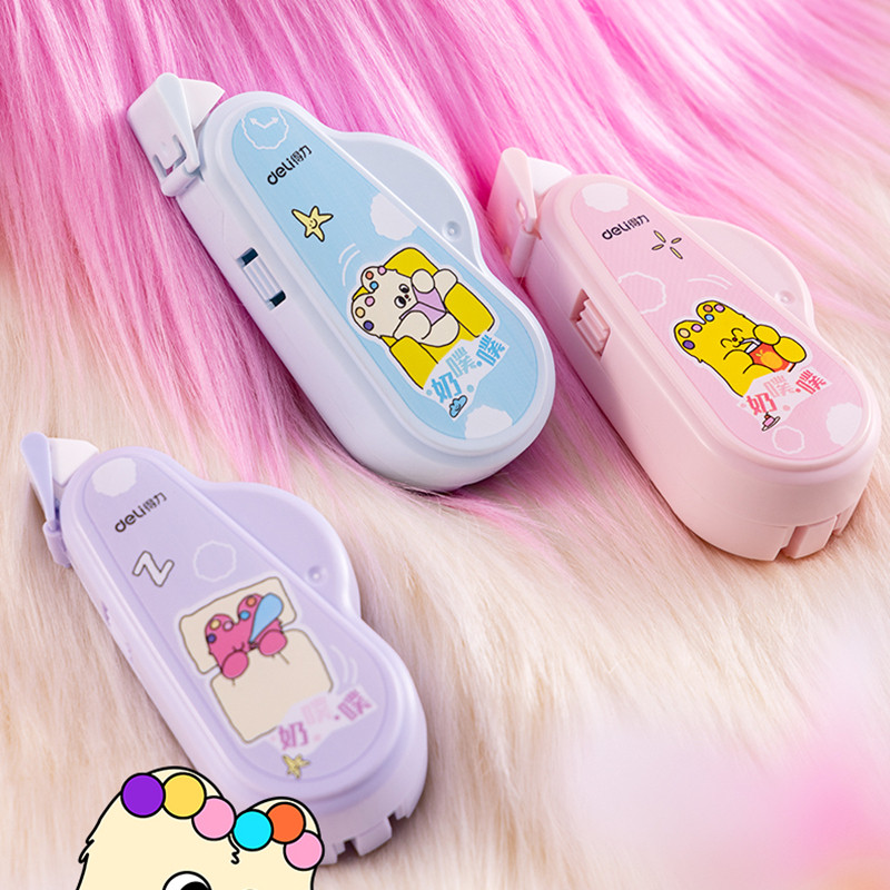 得力点点胶替芯12m大号可换芯双面胶粘器6mm12米 TG108TX配TG108A