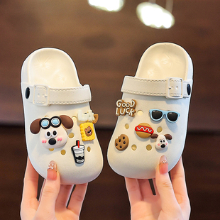 2026夏季新款儿童凉拖鞋男童踩屎感博肯拖鞋卡通可爱防滑室内洗澡