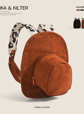 CHAIKAKILTER牛仔辣妹双肩包包女2025新款玩具总动员胡迪帽子背包