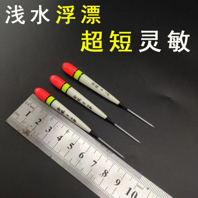 新款浅水超短加粗醒目鱼漂