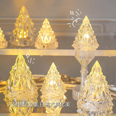 冰山小夜灯卧室床头灯高颜值氛围灯桌面创意小摆件送女友七夕礼物