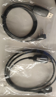 新款写码K头M头国产通用写频线宝峰BF-868S UV5R对讲机USB数据线