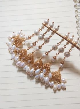 汉服头饰超仙流苏古风珍珠发簪