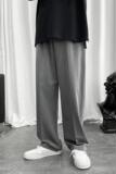 四季主推春新款休闲裤垂感阔腿直筒西裤长裤XZ-221-1，男装休闲裤，星座221-1