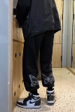 主推秋季运动裤休闲裤男女中性宽松印花卫裤XZ221-1，男装休闲裤，星座221-1