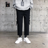 2021春秋新款韩版百搭宽松直筒休闲裤工装裤XZ-221-1特，男装休闲裤，星座221-1